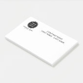 Uw Business Logo Promotion Business Company Post-it® Notes (Schuin)