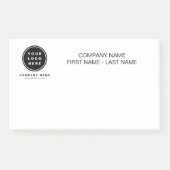 Uw Business Logo Promotion Business Company Post-it® Notes (Voorkant)