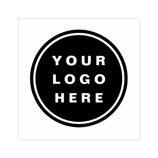 Uw Business Logo Promotion Business Company Rubberstempel (Afrduk)