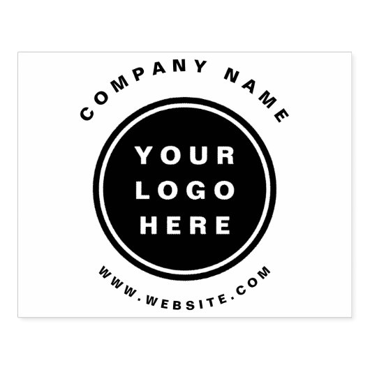 Uw Business Logo Promotion Business Company Rubberstempel (Afrduk)