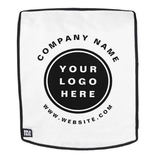 Uw Business Logo Promotion Business Company Rugtassen (Verwijderbaar gezicht)