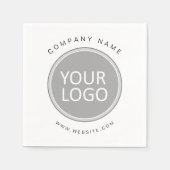 Uw Business Logo Promotion Business Company Servet (Voorkant)