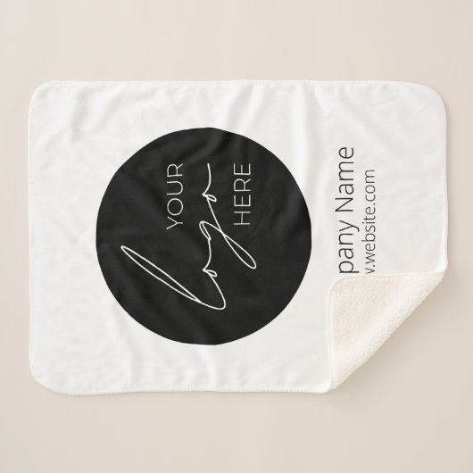 Uw Business Logo Promotion Business Company Sherpa Deken (Voorkant (horizontaal))