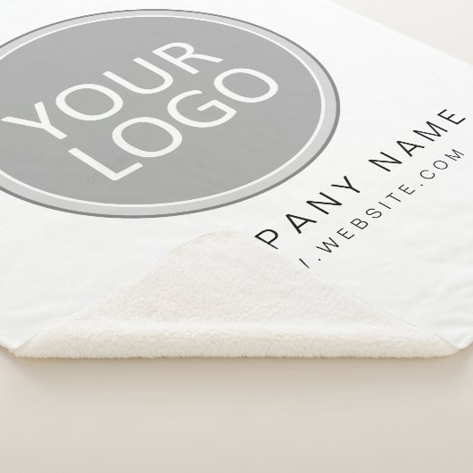 Uw Business Logo Promotion Business Company Sherpa Deken (3/4)