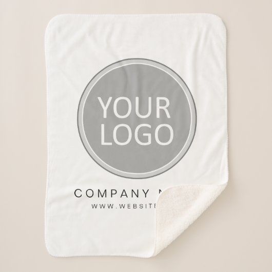 Uw Business Logo Promotion Business Company Sherpa Deken (Voorkant)