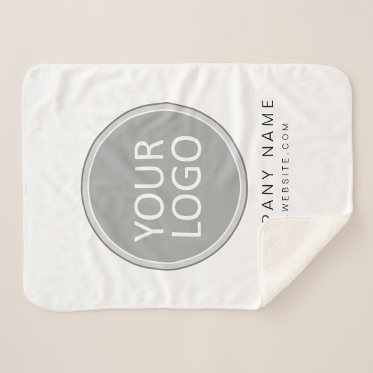 Uw Business Logo Promotion Business Company Sherpa Deken (Voorkant (horizontaal))