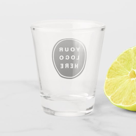 Uw Business Logo Promotion Business Company Shot Glas (Achterkant)