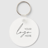 Uw Business Logo Promotion Business Company Sleutelhanger (Voorkant)