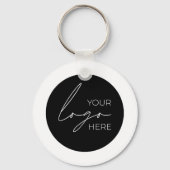 Uw Business Logo Promotion Business Company Sleutelhanger (Voorkant)