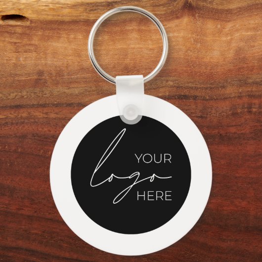 Uw Business Logo Promotion Business Company Sleutelhanger (Voorkant)