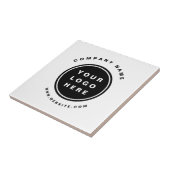 Uw Business Logo Promotion Business Company Tegeltje (Zijkant)