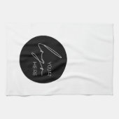 Uw Business Logo Promotion Business Company Theedoek (Horizontaal)