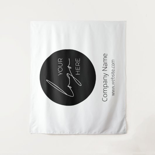 Uw Business Logo Promotion Business Company Wandkleed (Voorkant)