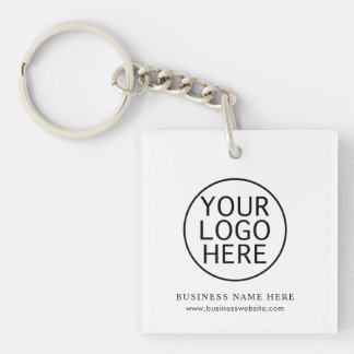 Uw Business Logo Promotional Swag Sleutelhanger