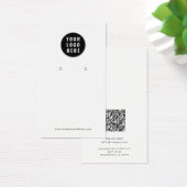 Uw Business Logo QR Code Oorbellen Display Kaart (Bureau)