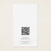 Uw Business Logo QR Code Oorbellen Display Kaart (Achterkant)
