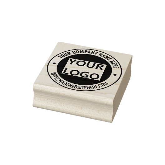 Uw Business Logo Tekst Ronde Rubber Stamp Voorbeel Rubberstempel (Stempel)
