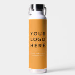 Uw Business Logo Website - Aangepaste waterfles<br><div class="desc">Uw Business Logo Website of slogan Custom Water Bottle. Een eenvoudig modern design in tangerine oranje,  voor een stijlvol en professioneel uiterlijk. Om het even welke kleur,  om het even welk doopvont,  geen minimum.</div>