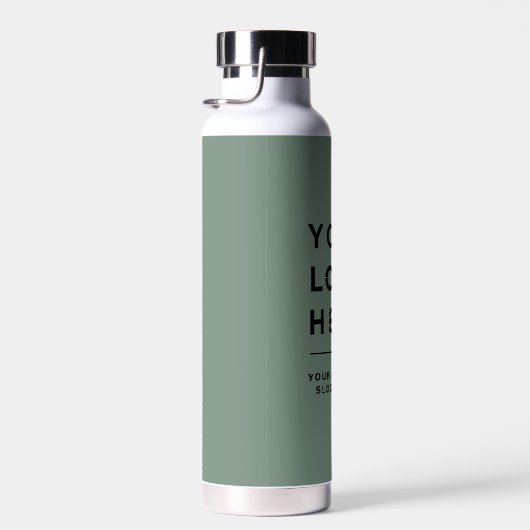 Uw Business Logo Website - Aangepaste waterfles (Rechts)