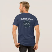 Uw Business Logo Website Bedrijf Medewerker Swag Tri-Blend Shirt (Voorkant)