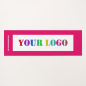 Uw Business Logo Yoga Mat Voorbeeld Aangepaste tek (Achterkant (horizontaal))