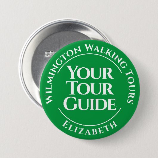 Uw Button voor het toegangspasje voor de rondleidi (Voorkant /achterkant)