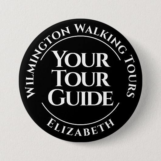 Uw Button voor het toegangspasje voor de rondleidi (Voorkant)