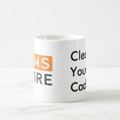 Uw cache wissen | Technische Humor | Logo bedrijf Mok (Center)