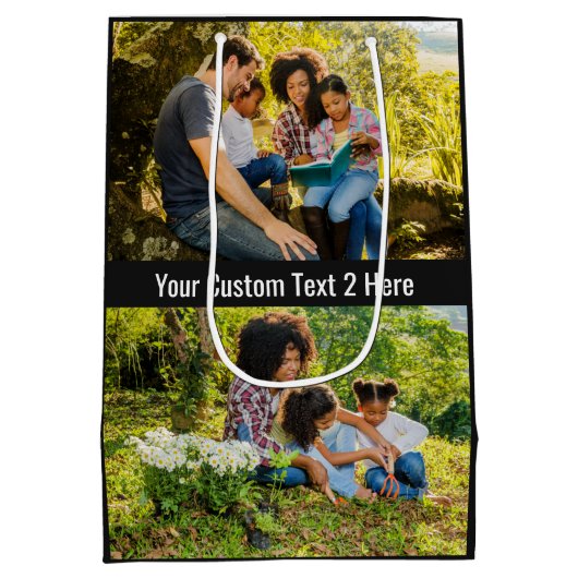 UW cadeautas voor foto's, tekst en kleur (Achterkant)