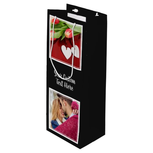 UW cadeautas voor foto's, tekst en kleuren (Voorkant Gekanteld)