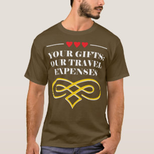 Uw cadeautjes voor onze reislenzen Honeymoon Trip T-shirt