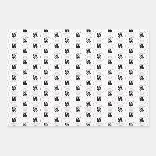 Uw Cadeauverpakking voor Logo Inpakpapier Vel (Voorkant)