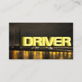 Uw chauffeur als taxichauffeur visitekaartje