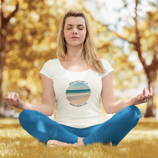 Uw Circle Foto Moderne Alle Petten Tekst T-shirt