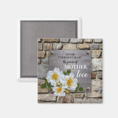 Uw Citaat op Stone Moederdag Magnet (Voorkant / Achterkant)