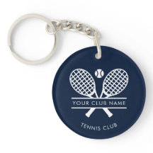 Uw clubnaam Tennis Team Navy Blue Custom