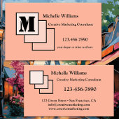 Uw Colour Creative Monogram Visitekaartje