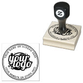 Uw coole stijlvolle zakelijke Logo op maat Rubberstempel (Gestempeld)