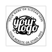 Uw coole stijlvolle zakelijke Logo op maat Rubberstempel (Afrduk)