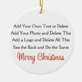 Uw creatie keramisch ornament (Voorkant)