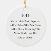 Uw creatie - SRF Keramisch Ornament (Achterkant)