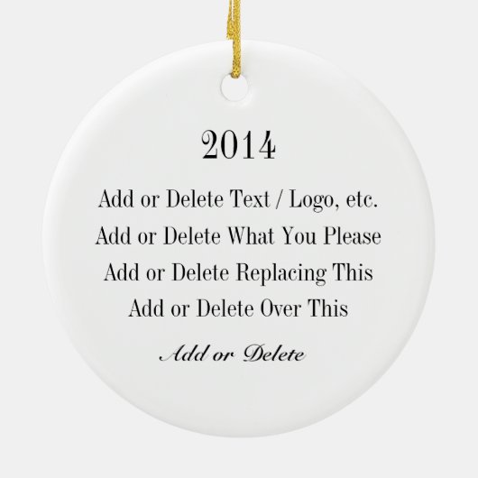 Uw creatie - SRF Keramisch Ornament (Achterkant)