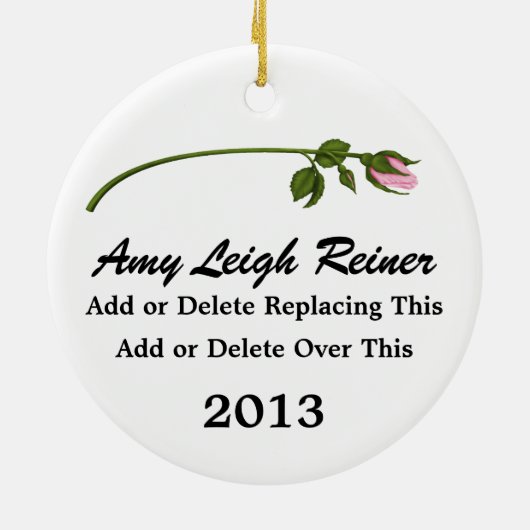 Uw creatie - SRF Keramisch Ornament (Achterkant)