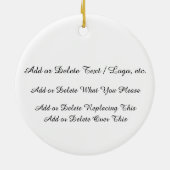 Uw creatie - SRF Keramisch Ornament (Achterkant)