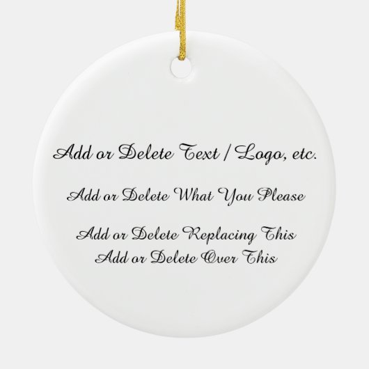 Uw creatie - SRF Keramisch Ornament (Achterkant)