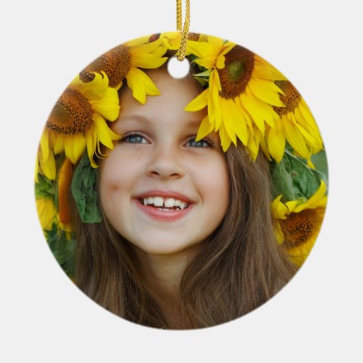 Uw creatiefoto keramisch ornament (Voorkant)