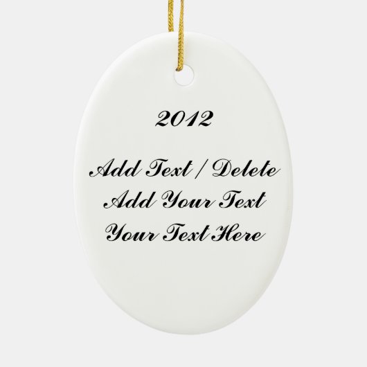 Uw creatiefoto keramisch ornament (Achterkant)