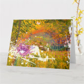 Uw Custom Big Wenskaart om muziekvreugde te brenge Kaart (Gele Bloem)