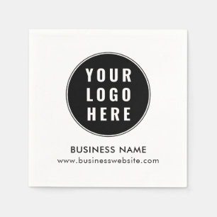 Uw Custom Business Logo Medewerkers Papier Servet