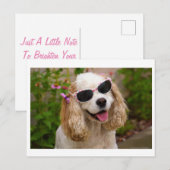 Uw dagelijkse Briefkaart ophelderen - Cocker Spani (Voorkant / Achterkant)